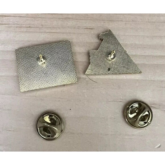 Vintage Retro Certified Operator Crane Boom Truck Enamel Lapel Pins Lot of 2 - Picture 4 of 4